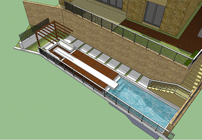 Lower Deck: Proposed Landscape